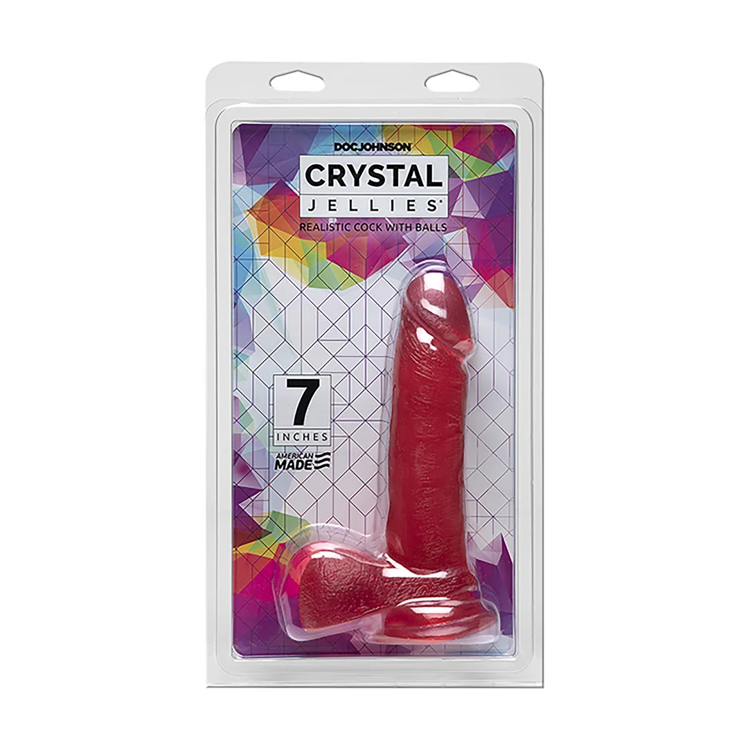 Realistic Cock with Balls - 7" / 18 cm