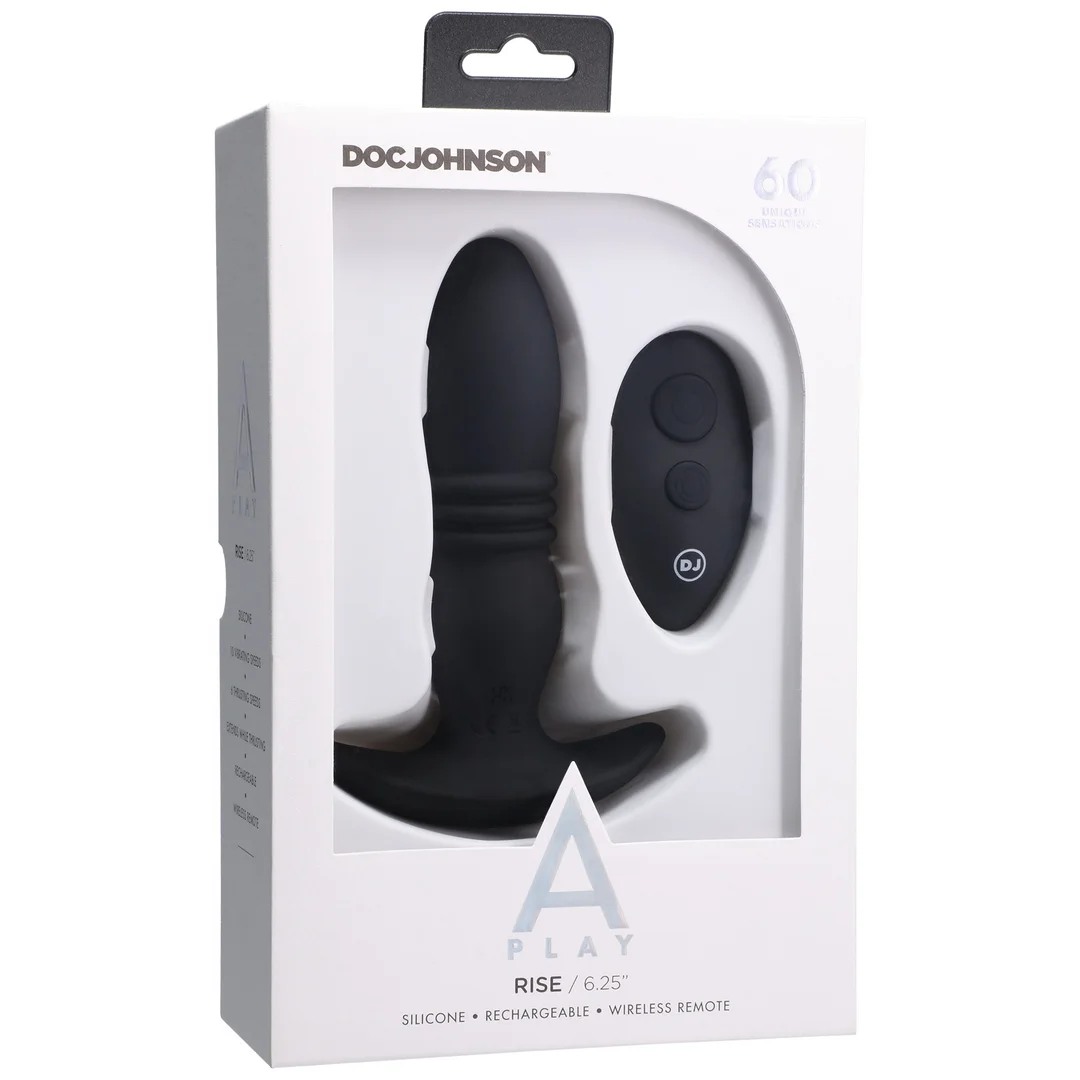 Rise - Silicone Anal Plug with Remote