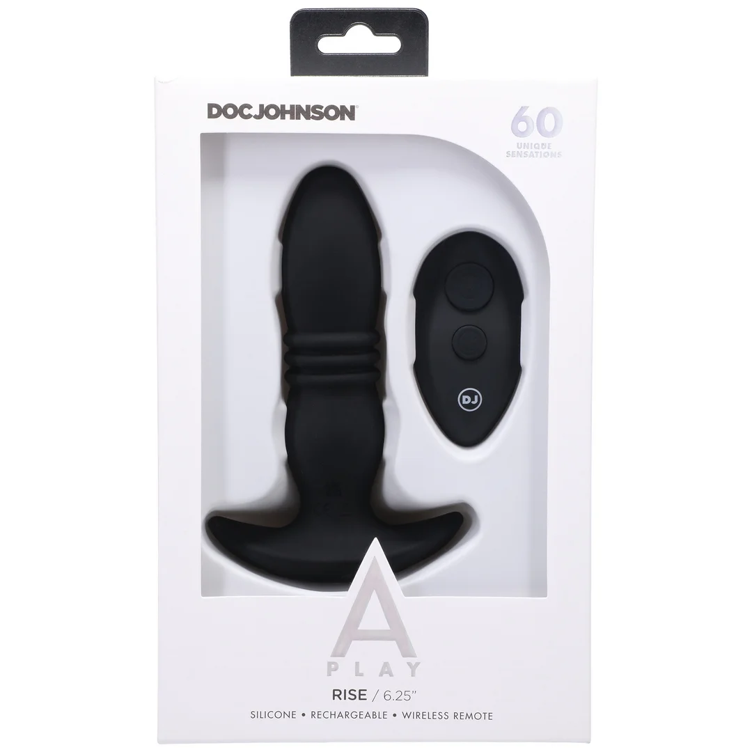 Rise - Silicone Anal Plug with Remote