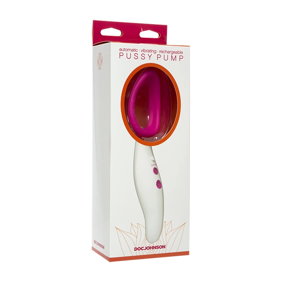 Automatic Pussy Pump - Pink - white