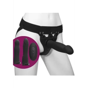 Naughty -  Silicone Harness - Black