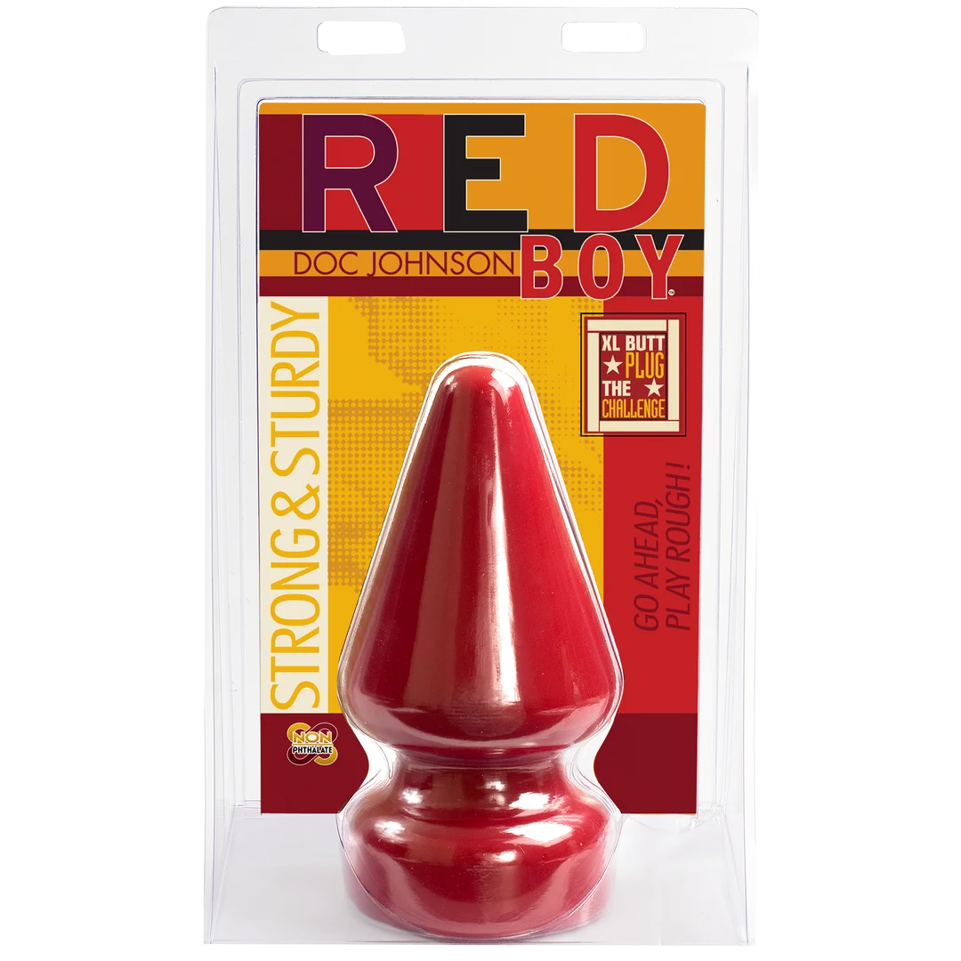 The Challenge Butt Plug - Extra Large -Red