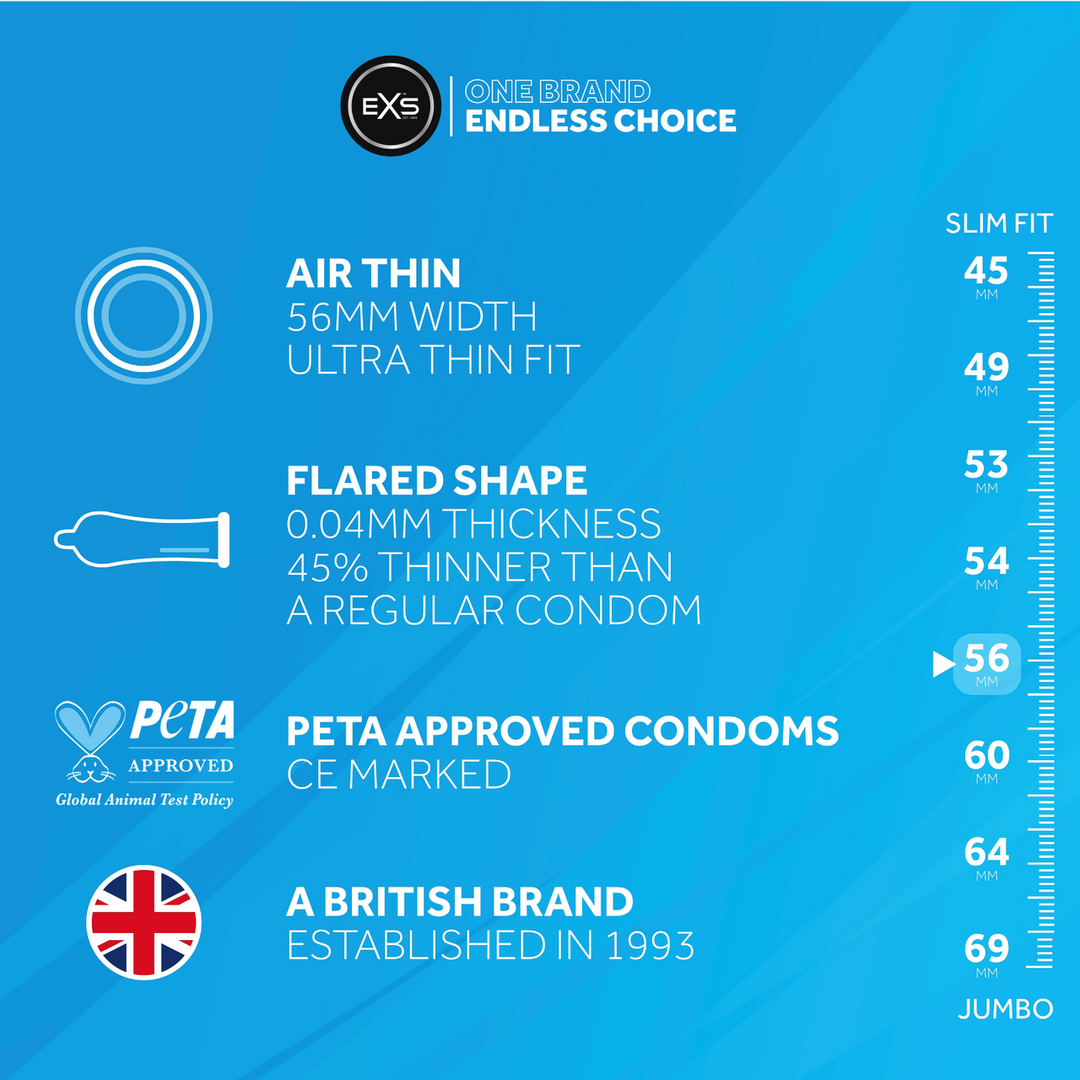 EXS Air Thin - Condoms - 100 Pieces - Image 3