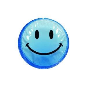 Exs Smiley Face Regular - 100 pack - natural latex-plain color