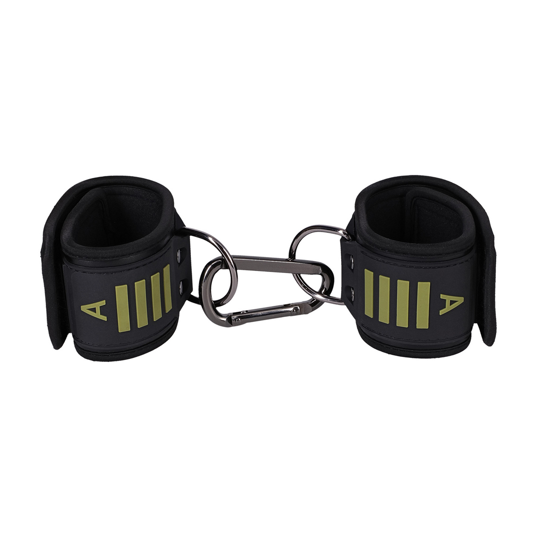 Tactical Ankle Cuffs - Black/Green - Image 4
