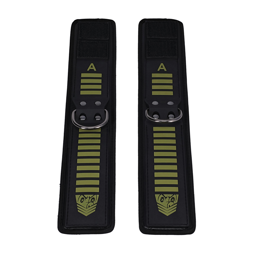 Tactical Ankle Cuffs - Black/Green - Image 5