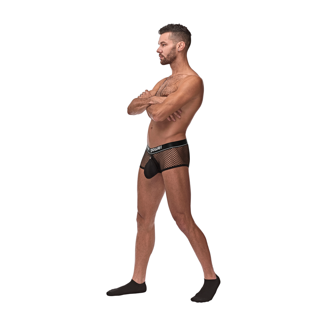 Mini Cock Ring Short with Red Cockring - XL - Black - Image 4