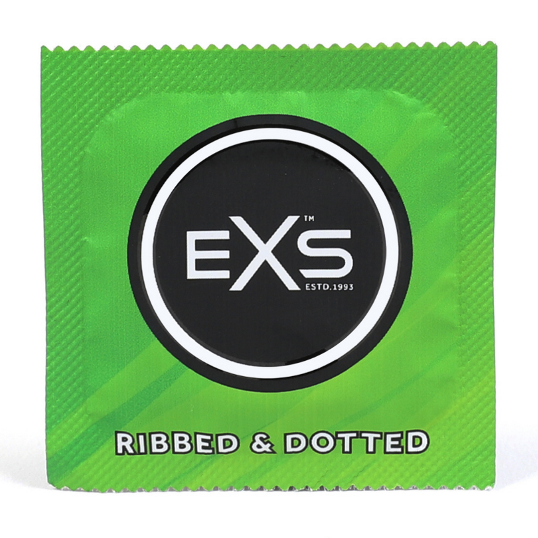 EXS Ribbed and Dotted - Condoms - 12 Pieces - Image 2