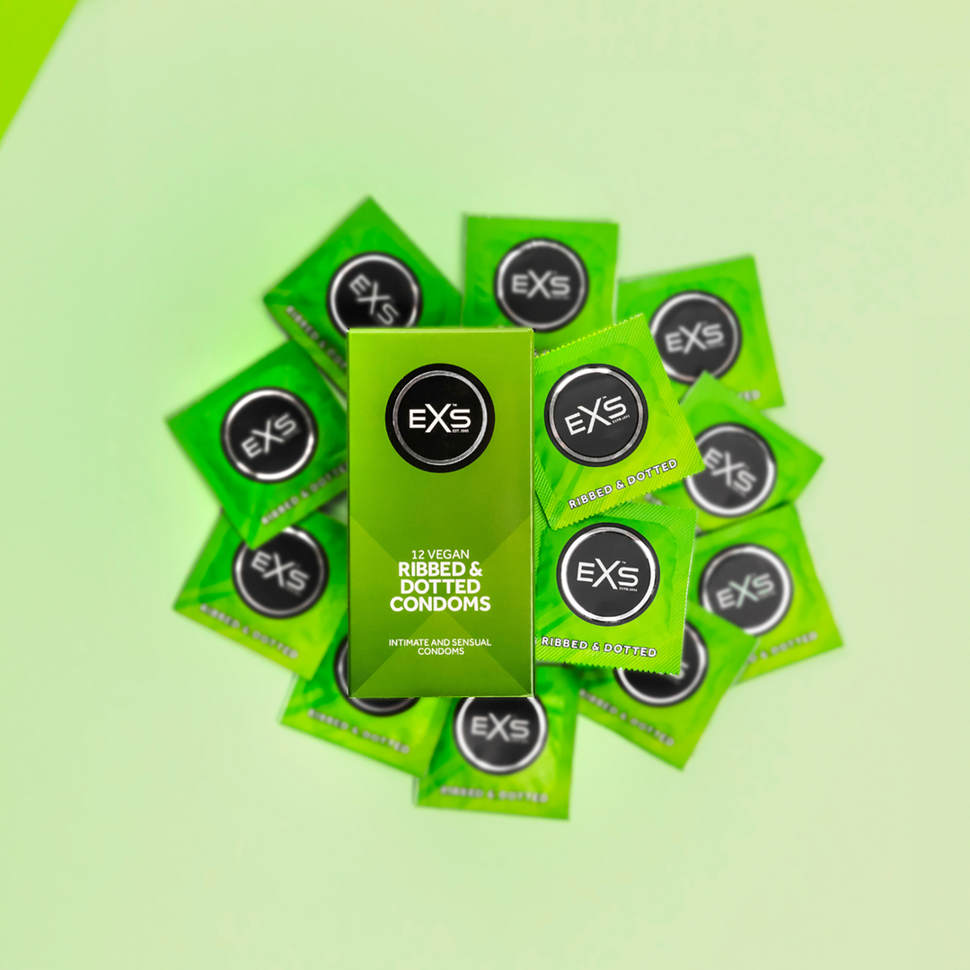 EXS Ribbed and Dotted - Condoms - 12 Pieces - Image 3