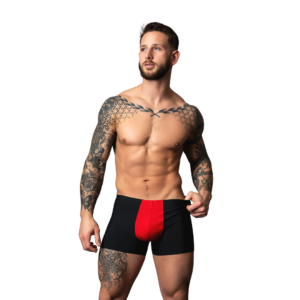 Pouch Short - M - Black/Red