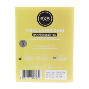EXS Oral Dam - Banana - 1 Piece