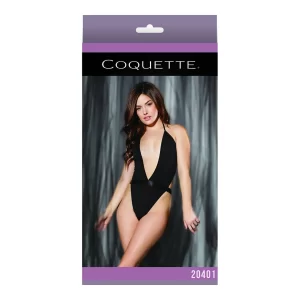 Halter Teddy - Black - OS - as described