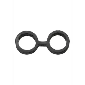 Silicone Cuffs - Large - Black