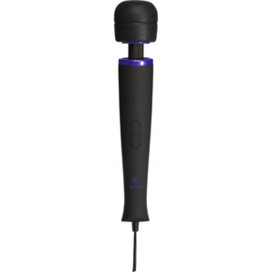 Power Wand - Ultra-Powerful Silicone Wand Massager - Black
