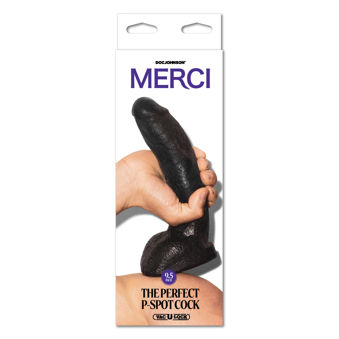 The Perfect P-Spot Cock - 9.5 / 24 cm - Black - Image 2