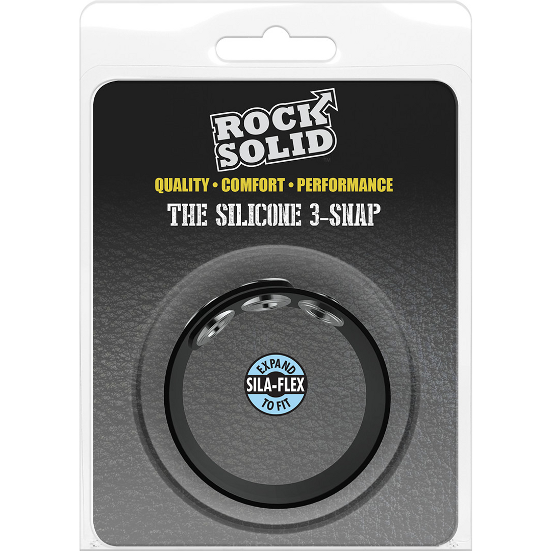 The Silicone 3 Snap - Cockring - Image 2