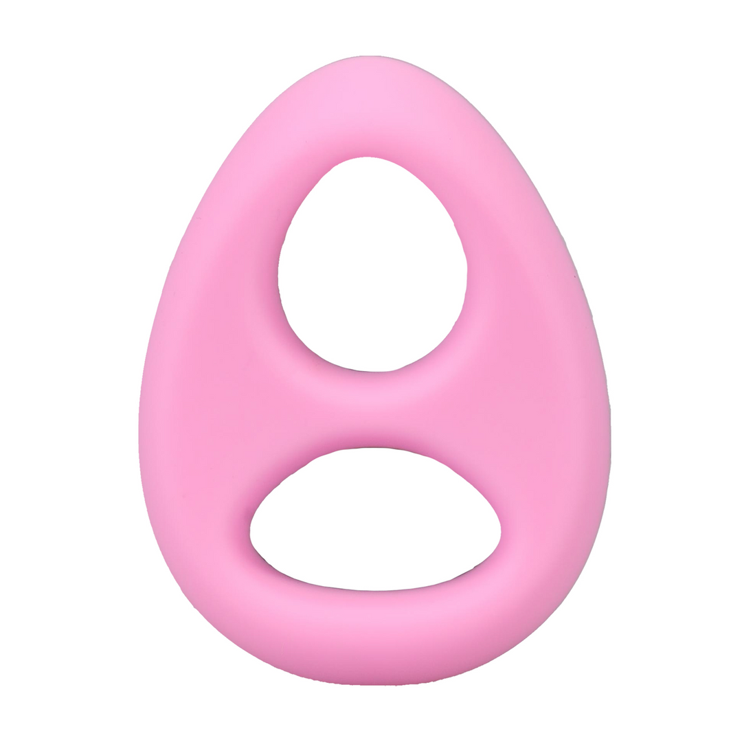The Code - Silicone Cockring with Bandana - Pink - Image 5