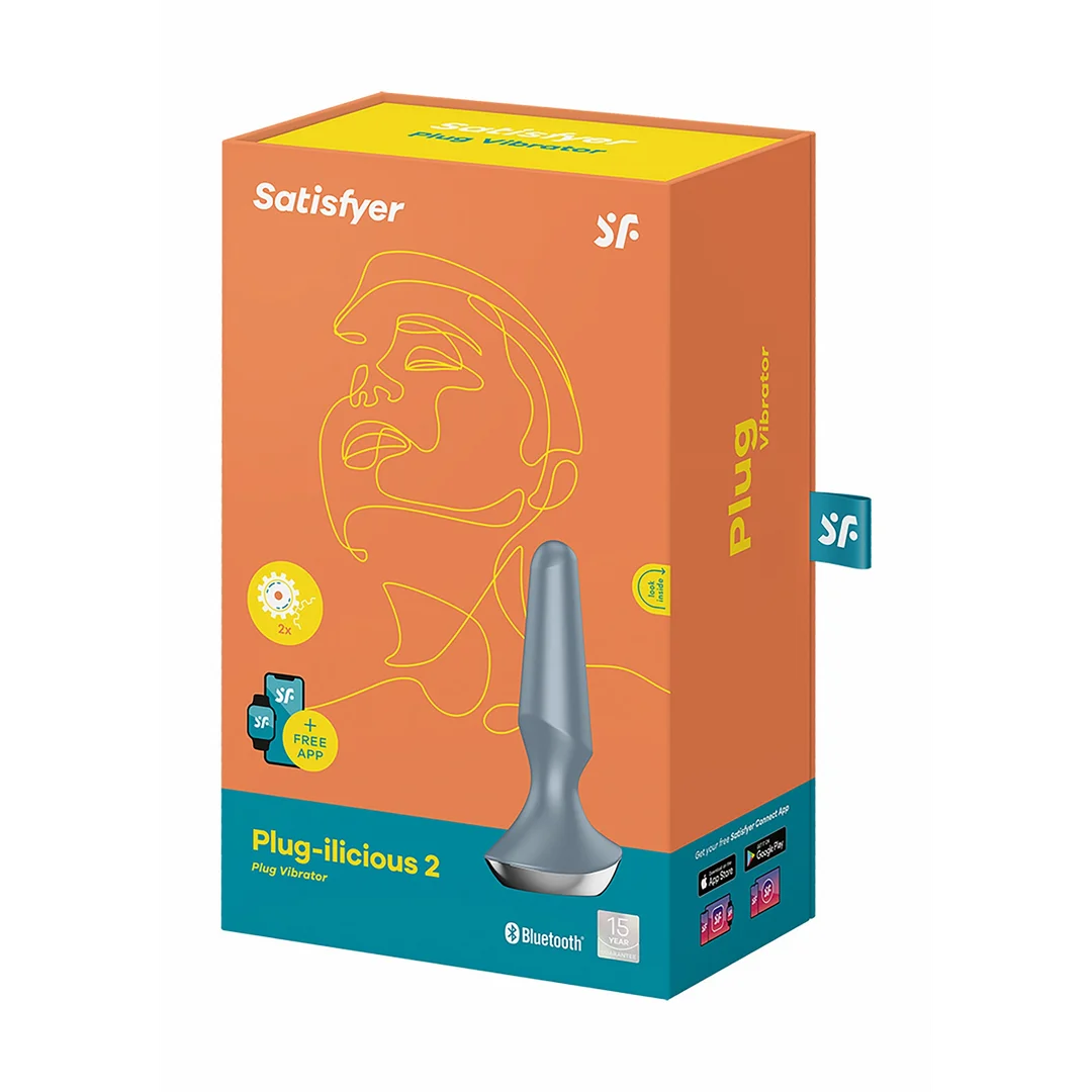 Plug-ilicious 2 Plug Vibrator - Ice Blue