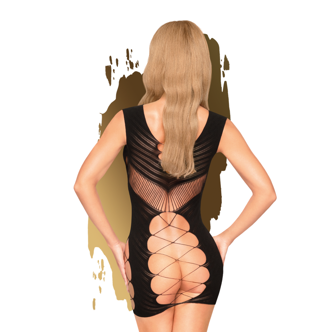Flame On The Rock - Dress - Plus Size - Black - Image 3