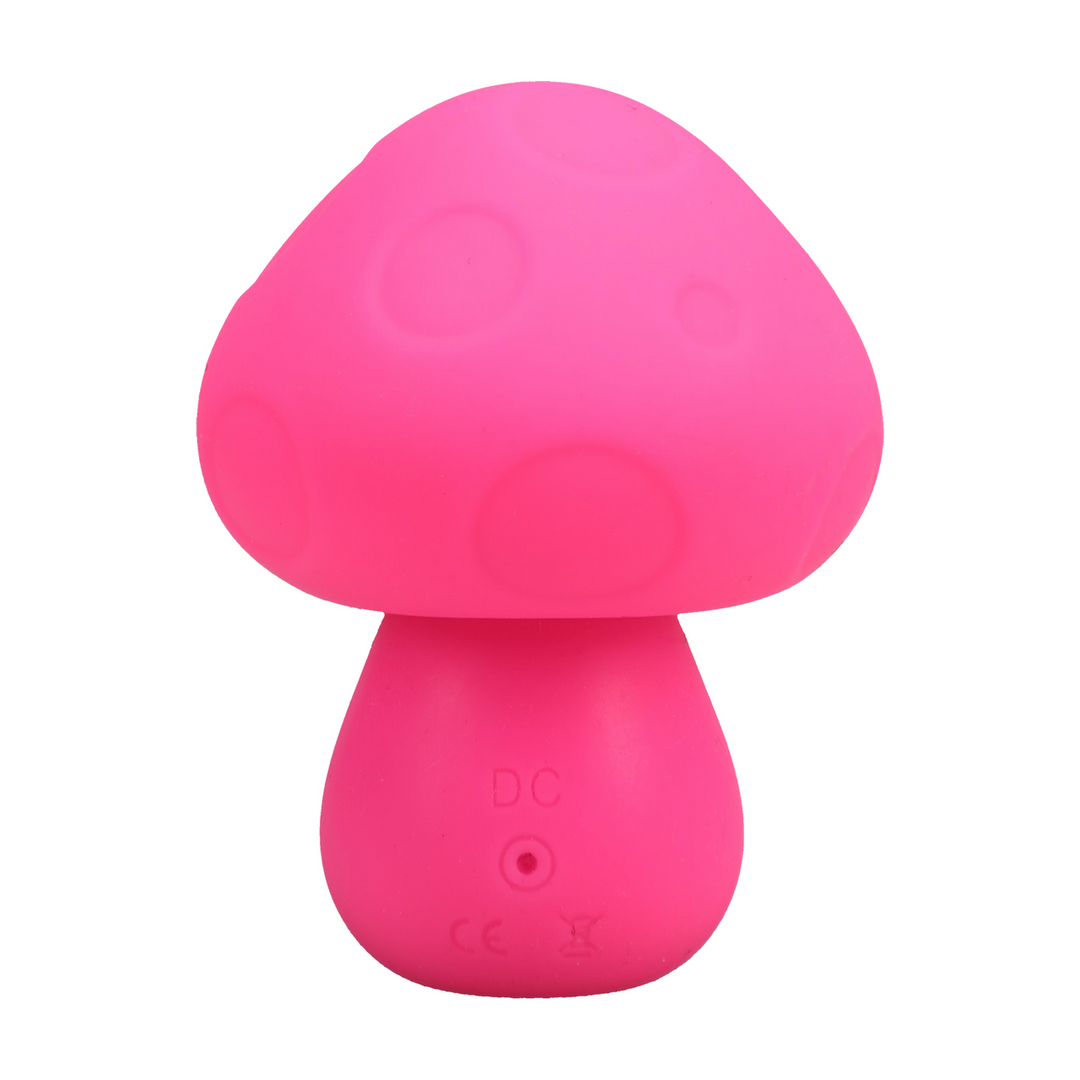 Mushroom Vibe - Rechargeable Silicone Vibrator - Pink - Image 5
