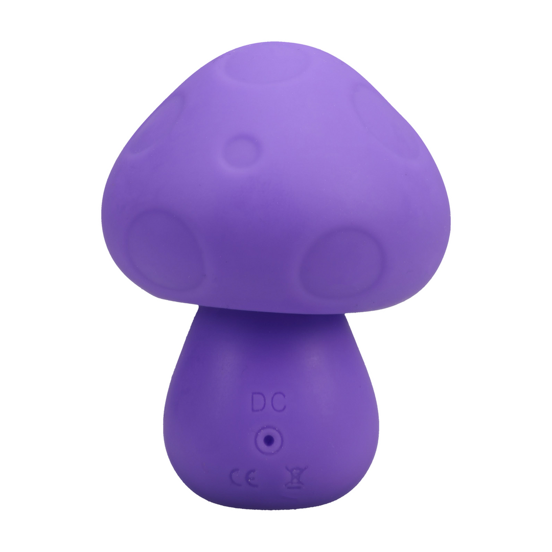 Mushroom Vibe - Rechargeable Silicone Vibrator - Purple - Image 5