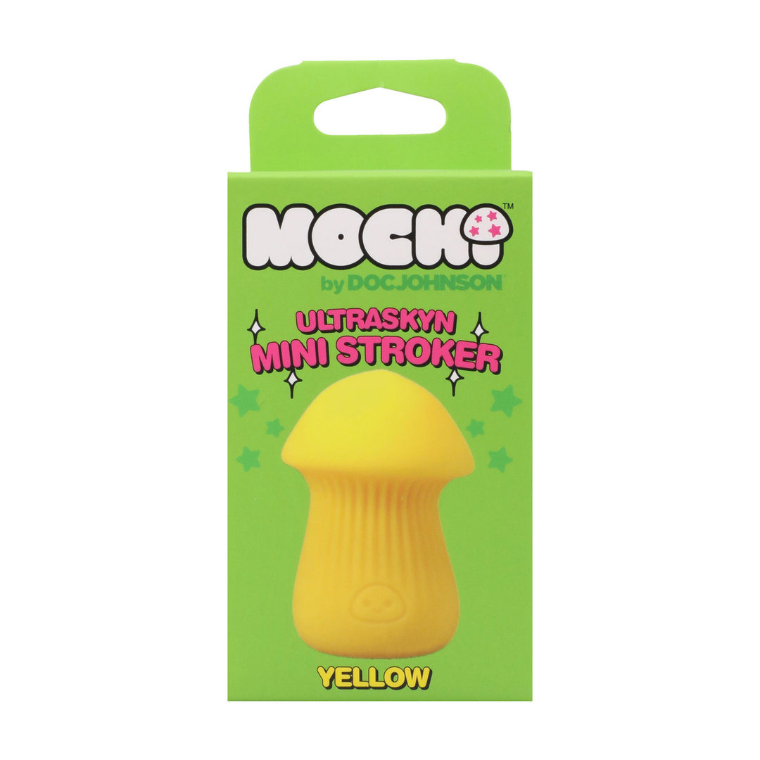 Mushroom Stroker - ULTRASKYN Mini Stroker - Yellow - Image 4