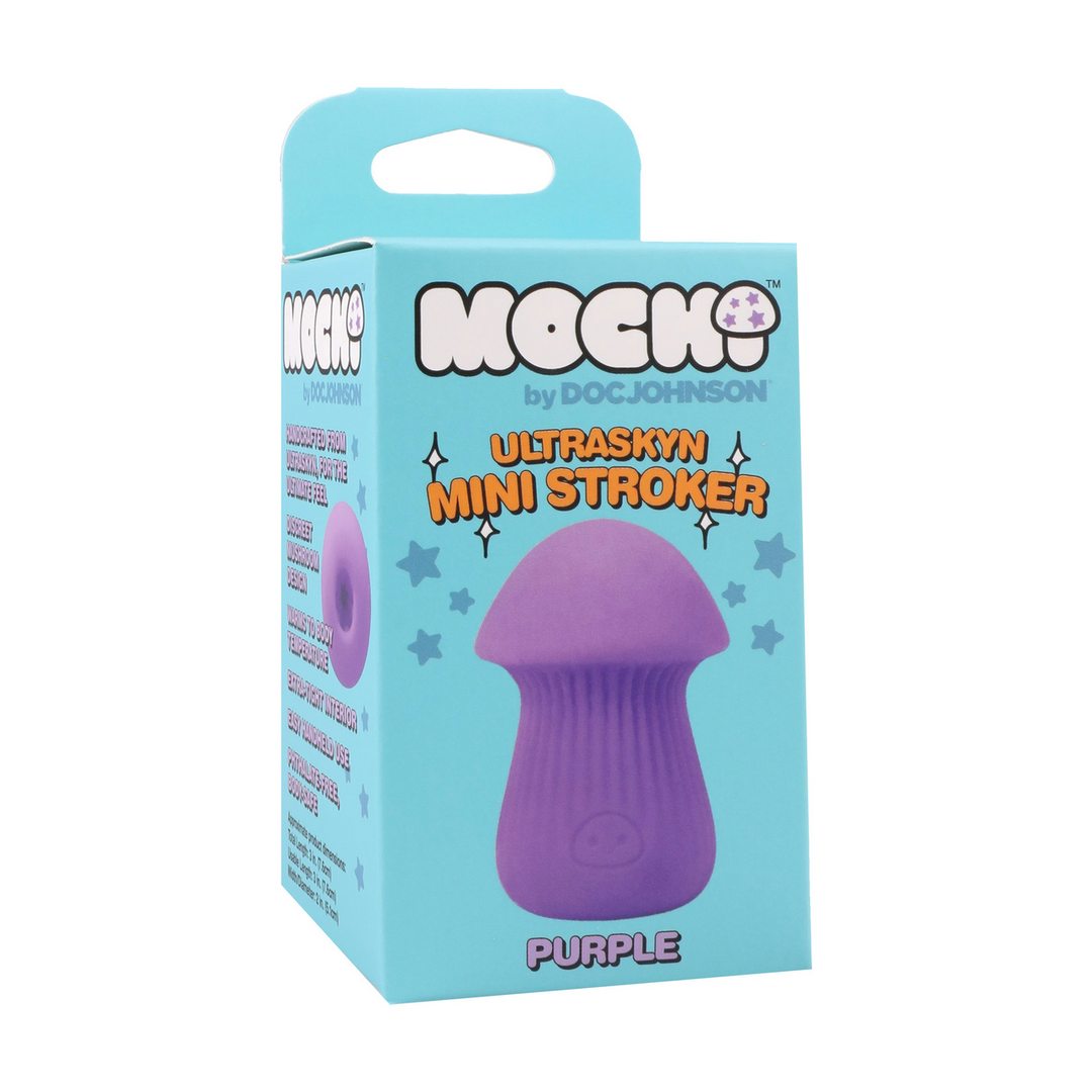 Mushroom Stroker - ULTRASKYN Mini Stroker - Purple - Image 2