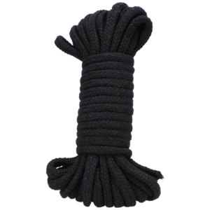 Cotton Rope - 32 ft - Black