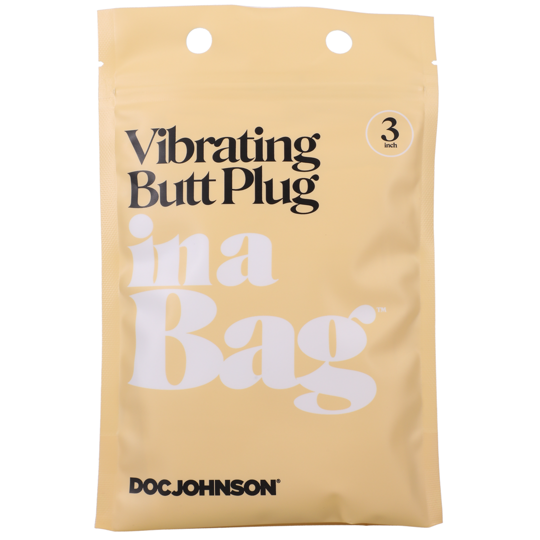 Vibrating Butt Plug - 3 / 8 cm - Black - Image 2