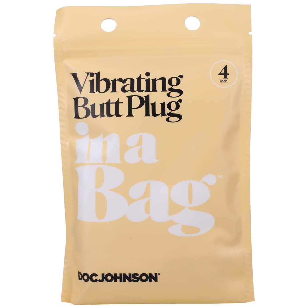 Vibrating Butt Plug - 4 / 10 cm - Black - Image 2