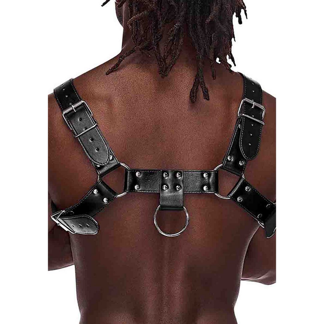 Ram - Imitation Leather Harness - One Size - Black - Image 2