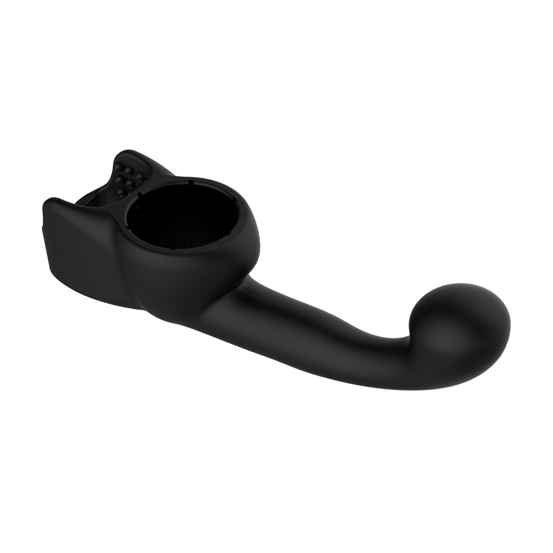 Male Attachment for Domi Wand Massager - Black - Image 4