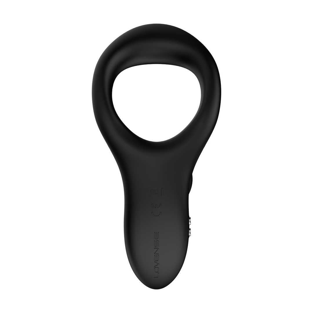 Diamo - App-controlled Vibrating Cockring - Black - Image 5