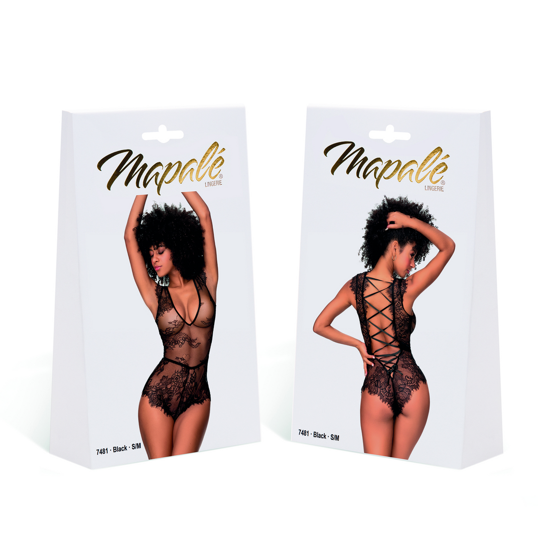 Romper/Babydoll - S/M - Black - Image 2