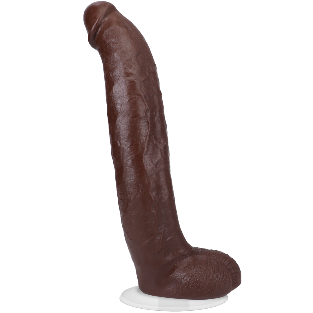 Brickzilla - Realistic ULTRASKYN Dildo - 13 / 33 cm - Chocolate - Image 3