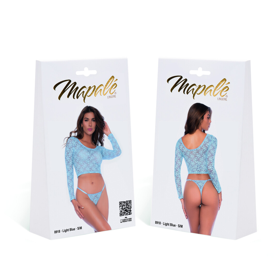 Two Piece Set - S/M - Light Blue - Image 2