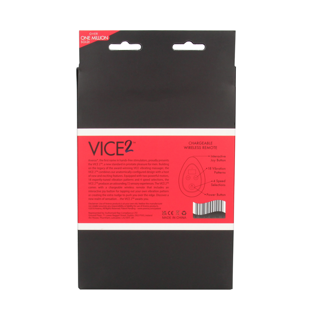 Vice 2 - Vibrating Male G-Spot Stimulator - Black - Image 4