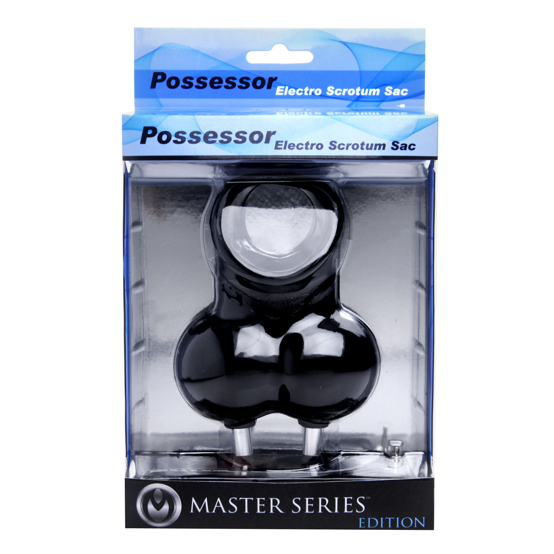Possessor - Electro Scrotum Sac Cockring with Balls - Image 2