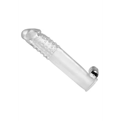 Clear Sensations Penis Extender Vibro Sleeve with Bullet
