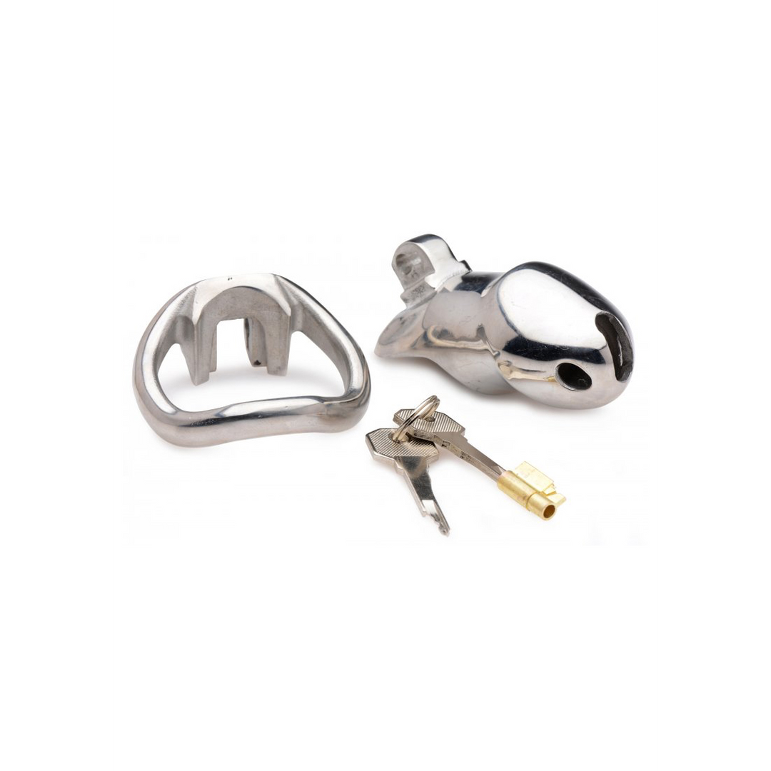 Rikers 24-7 - Stainless Steel Locking Chastity Cage - Image 4