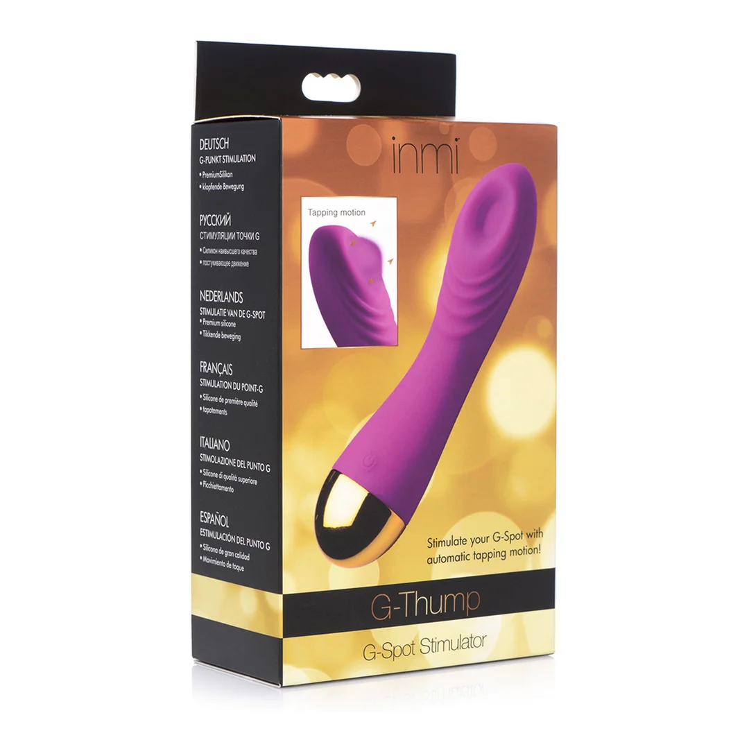 G-Thump Tapping G-spot Stimulator - Purple - purple