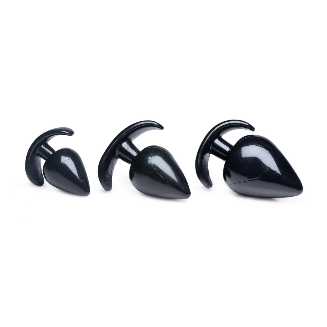 Triple Spades - 3 Piece Anal Plug Set - Image 3