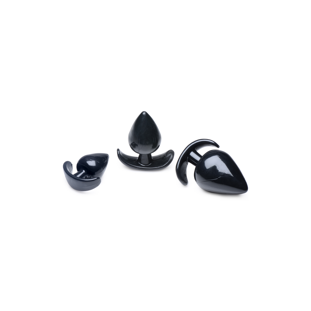 Triple Spades - 3 Piece Anal Plug Set - Image 5