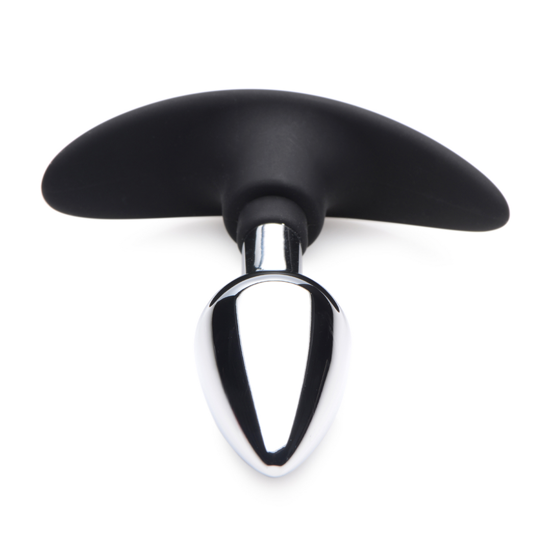 Dark Invader - Metal and Silicone Anal Plug - Small - Image 4