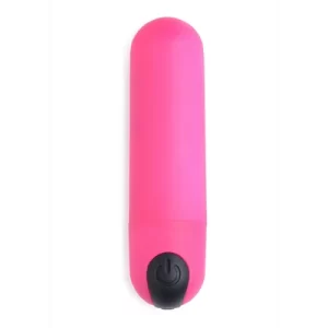 Vibrating Bullet with Remote Control - Pink