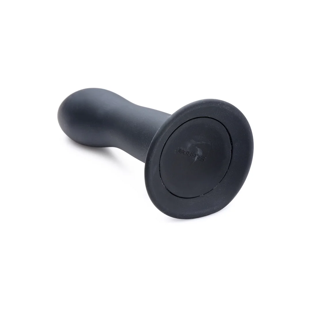 Squeezable Slender Dildo - Black