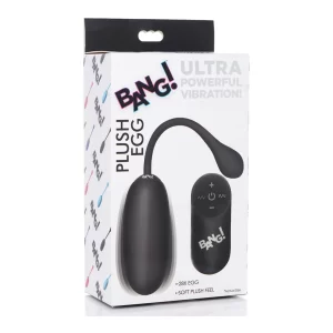 28X Plush Egg & Remote Control - Black
