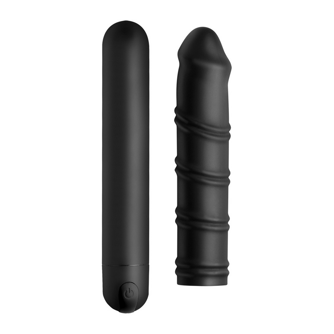 XL Bullet and Swirl Silicone Sleeve - Image 4