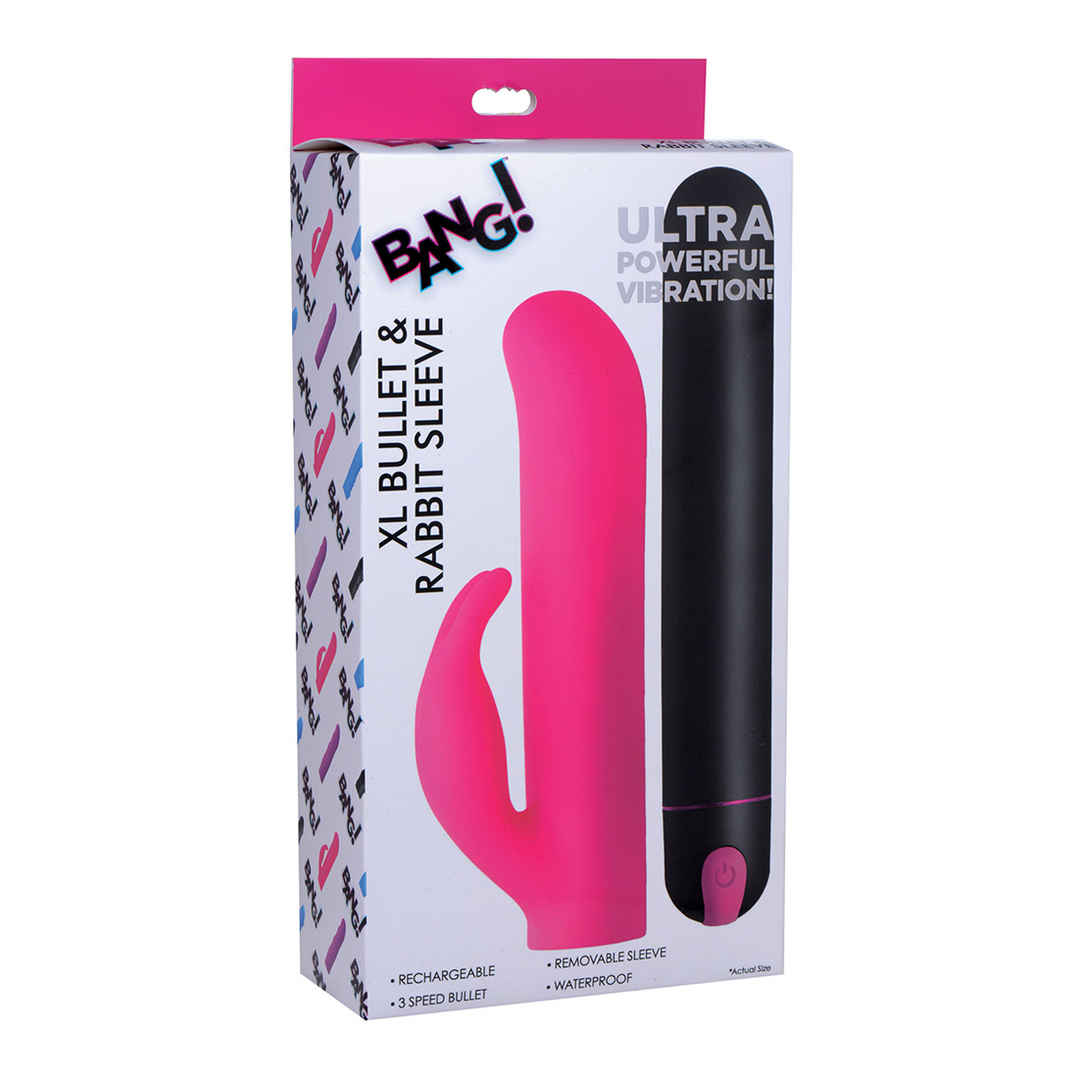 XL Bullet and Rabbit Silicone Sleeve - Image 2