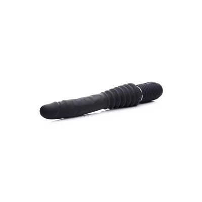 10X Thrust Master Vibrating and Thrusting Dildo with Handle